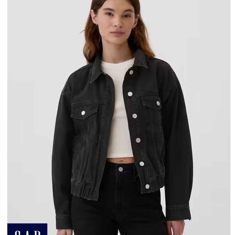 GAP Women's Dark Denim Jacket